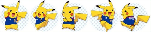 pikachu selección japón Brasil 2014 akai