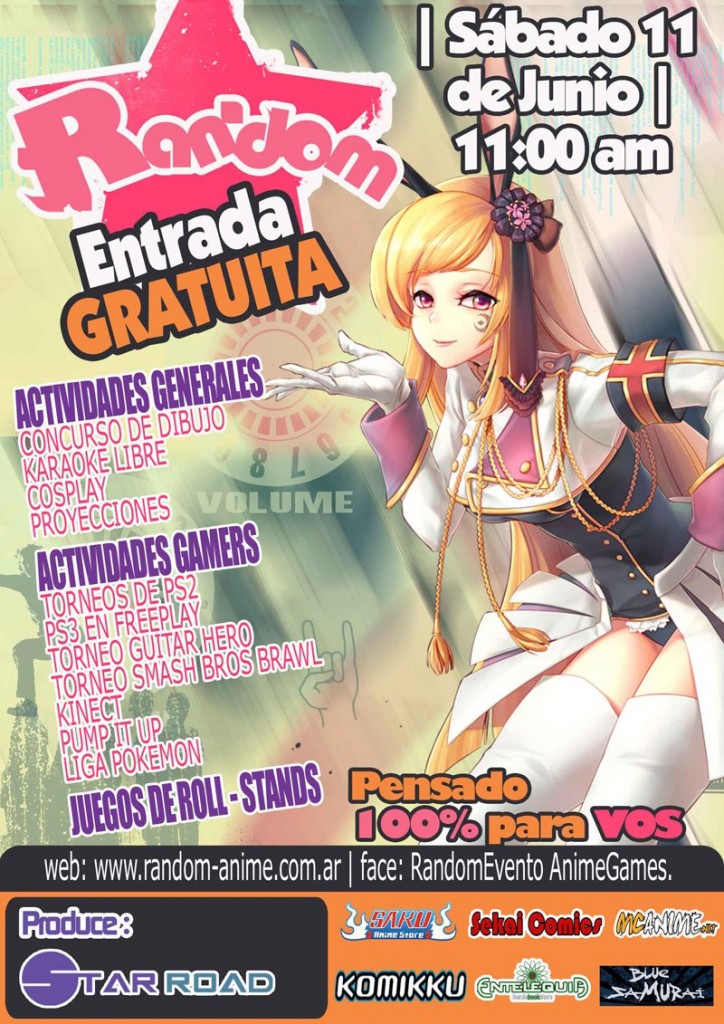 Random #4 - Anime & Games (11 de junio - Capital Federal, Argentina ...